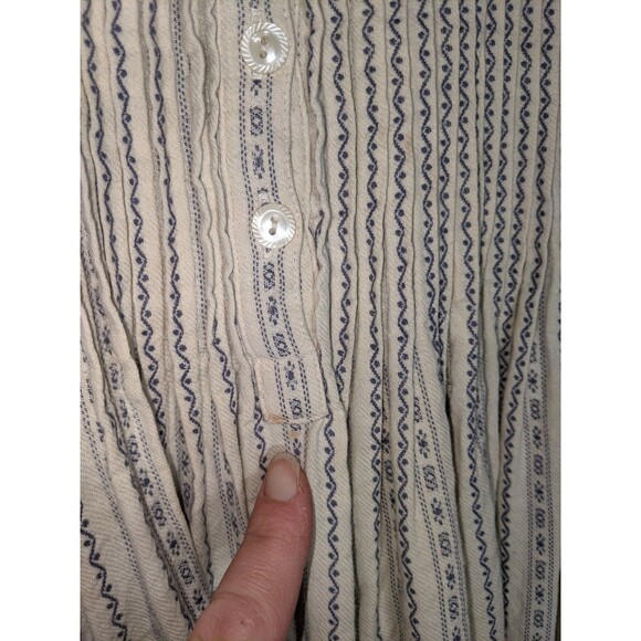 Vintage LL Bean Flannel Nightgown Sz XL Cottagecore Granny Sleep Floral Warm - Picture 11 of 11